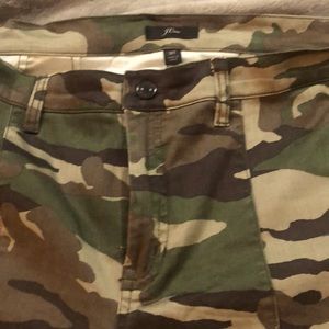 J. Crew Tall Cargo Toothpick Pant in Camo Print